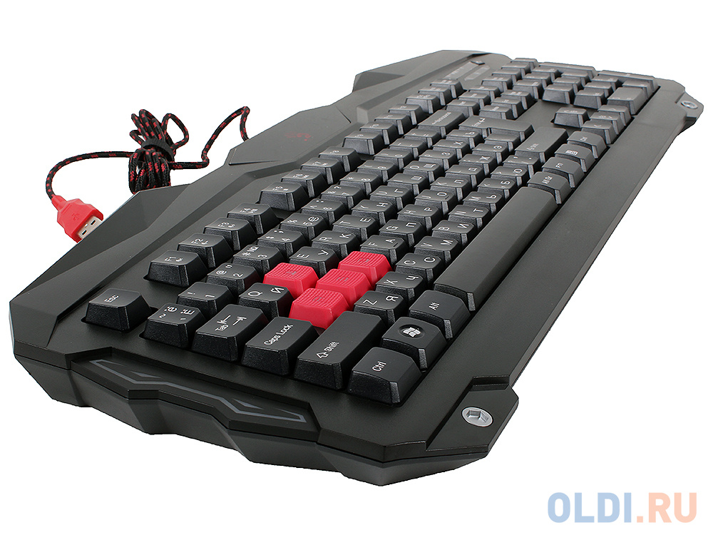 Клавиатура + мышь A4Tech Bloody Q2100/B2100 (Q210+Q9)/(B210+V9C) черный USB Multimedia Gamer - фото 2