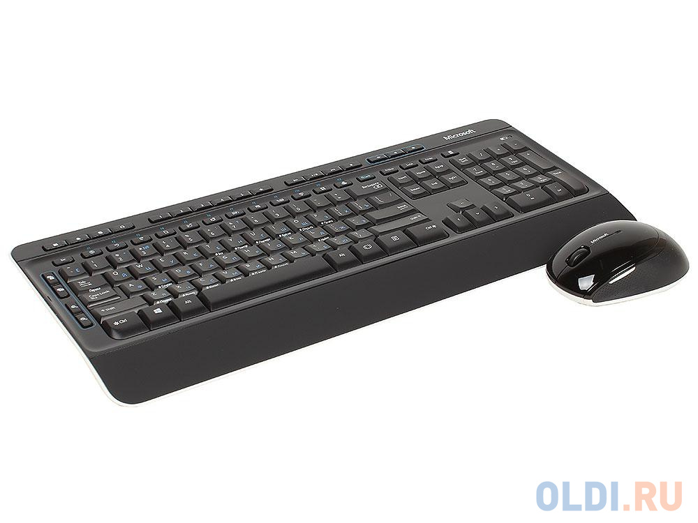 Клавиатура + мышь Microsoft 3050 (PP3-00018) клав:черный мышь:черный USB беспроводная Multimedia