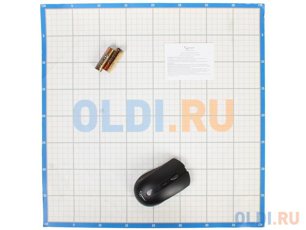 Комплект клавиатура + мышь беспров. Gembird KBS-8000,черный, 2.4ГГц/10м, 1600DPI,  мини-приемник- USB - фото 5