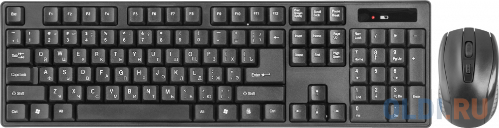 Клавиатура + Мышь Defender C-915 RU, радио, черный, полноразмерный