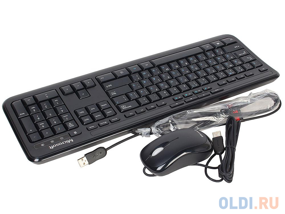 Клавиатура + Мышь Microsoft Desktop 600 (3J2-00015) Black (USB, keyboard: 5 multimedia btn, mouse: optical, 800dpi, 3btn+Scroll) for business - фото 2