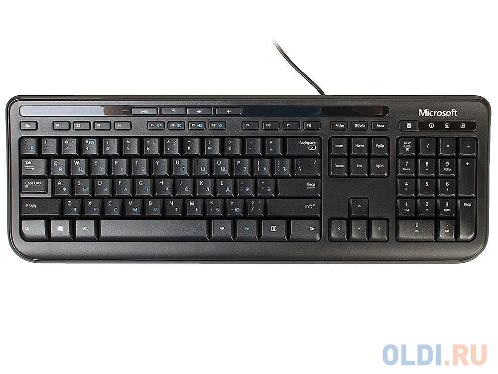 Клавиатура + Мышь Microsoft Desktop 600 (3J2-00015) Black (USB, keyboard: 5 multimedia btn, mouse: optical, 800dpi, 3btn+Scroll) for business - фото 3