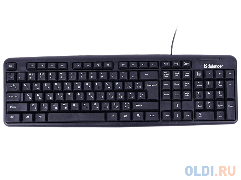 Клавиатура + Мышь Defender Dakota C-270 RU,черный, USB Кл:104+3 шт,1000 dpi фото