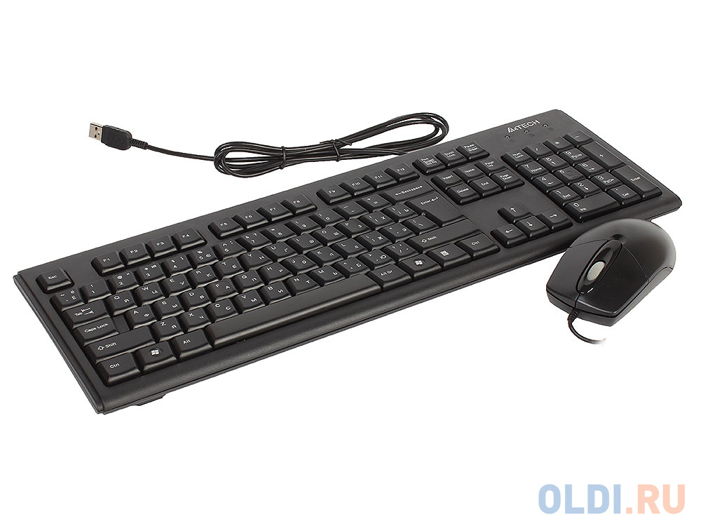 Клавиатура + мышь A4Tech KRS-8372 клав:черный мышь:черный USB клавиатура мышь a4tech fstyler fg1110 клав желтый мышь желтый usb беспроводная multimedia fg1110 bumblebee