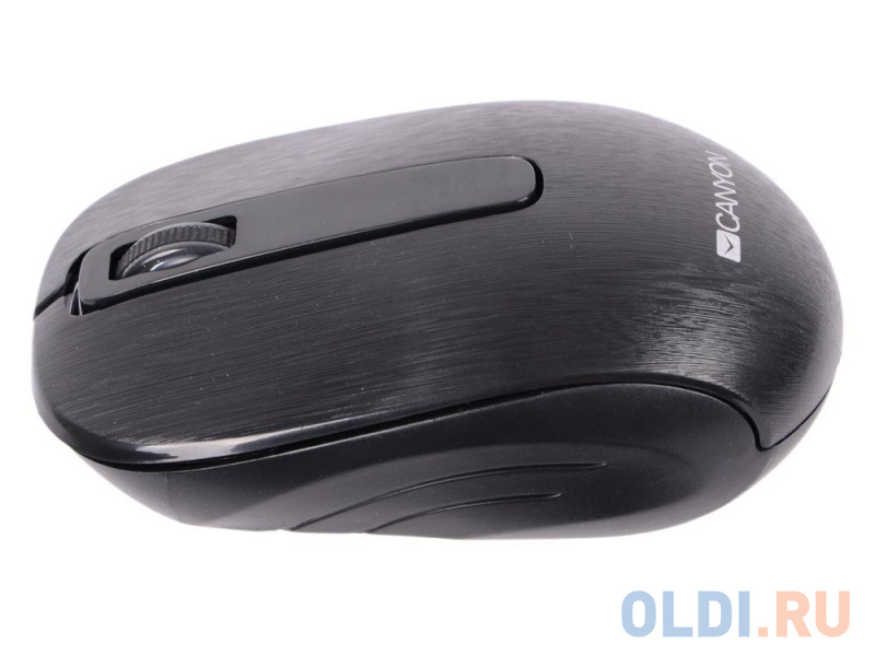 Клавиатура CANYON CNS-HSETW4-RU, Multimedia 2.4GHZ wireless combo-set, 104 keys, slim and brushed finish design, chocolate key caps, RU layout (black) фото