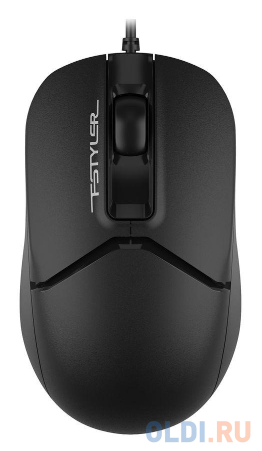 Клавиатура + мышь A4Tech Fstyler F1512 клав:черный мышь:черный USB, цвет белый, размер мышь 108 х 64 х 35, клавиатура 403 х 146 х 26 мм - фото 3
