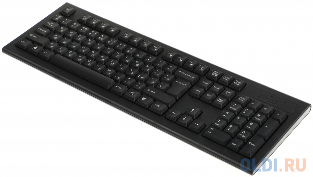 Клавиатура + мышь A4Tech 3000NS клав:черный мышь:черный USB беспроводная Multimedia - фото 2