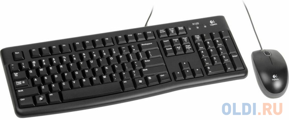 

Комплект Logitech Desktop MK121 цвет черный, USB, RTL