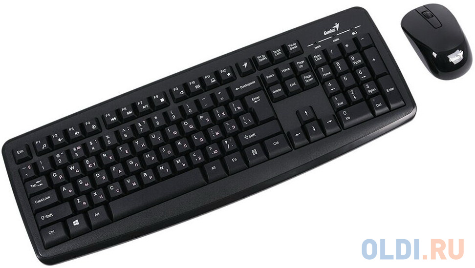Комплект беспроводной Genius Smart KM-8100 (клавиатура Smart KM-8100/K + мышь NX-7008), Black 31340004416 - фото 2