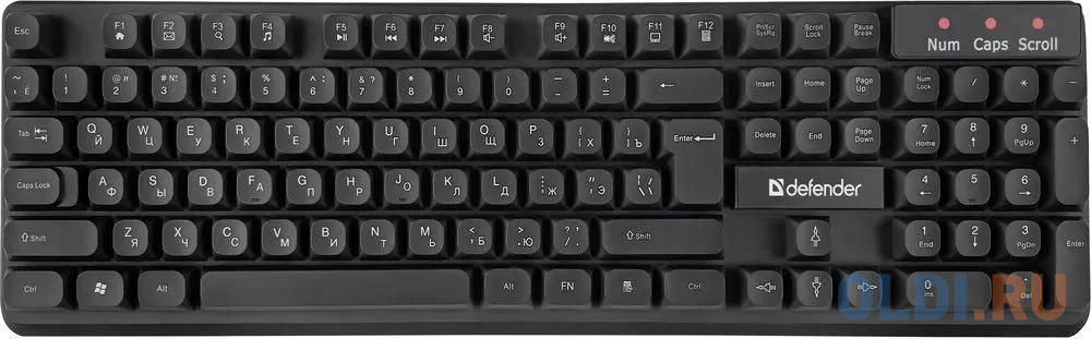 Клавиатура + мышка MILAN C-992 RU BLACK 45992 DEFENDER - фото 3
