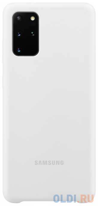 

Чехол (клип-кейс) Samsung для Samsung Galaxy S20+ Silicone Cover белый (EF-PG985TWEGRU)