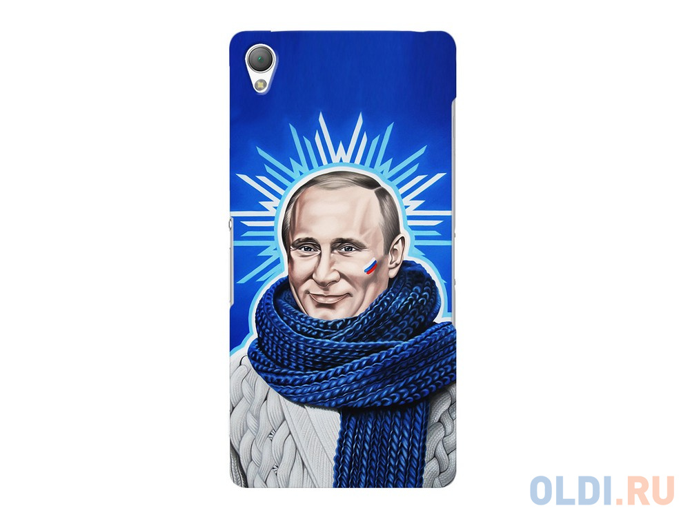 

Чехол Deppa Art Case и защитная пленка для Sony Xperia Z3, Person_Путин звезда,