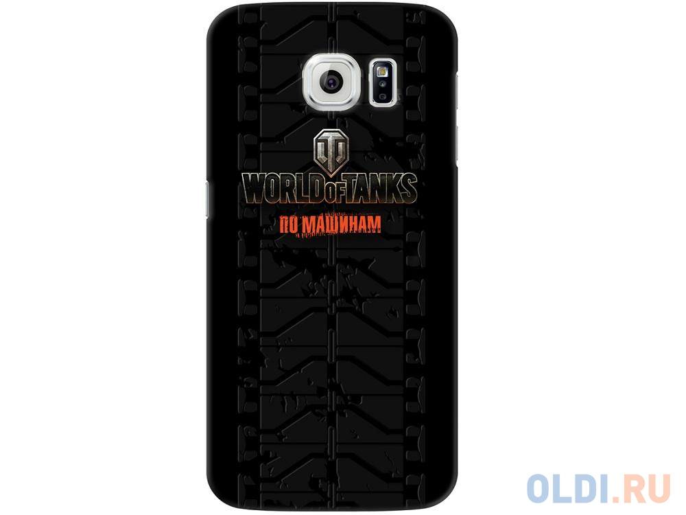 Чехол Deppa Art Case и защитная пленка для Samsung Galaxy S6, Танки_Протектор,