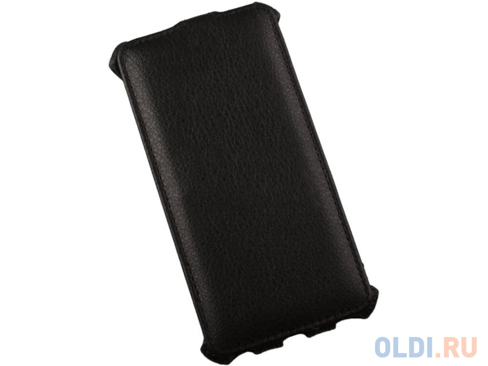 Чехол LP для Samsung G850F Galaxy Alpha раскладной кожа/черный R0005802