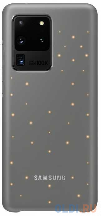 

Чехол (клип-кейс) Samsung для Samsung Galaxy S20 Ultra Smart LED Cover серый (EF-KG988CJEGRU