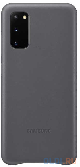 

Чехол (клип-кейс) Samsung для Samsung Galaxy S20 Leather Cover серый (EF-VG980LJEGRU