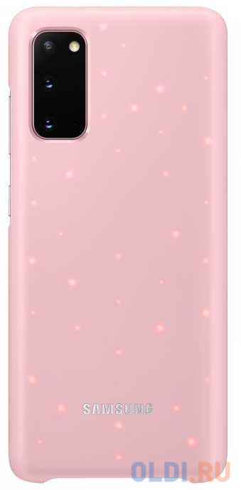 

Чехол (клип-кейс) Samsung для Samsung Galaxy S20 Smart LED Cover розовый (EF-KG980CPEGRU