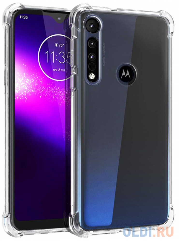 

Чехол (клип-кейс) Motorola для Moto G8 Plus Brosco Transparent прозрачный (MOTO-G8P-HARD-TPU)