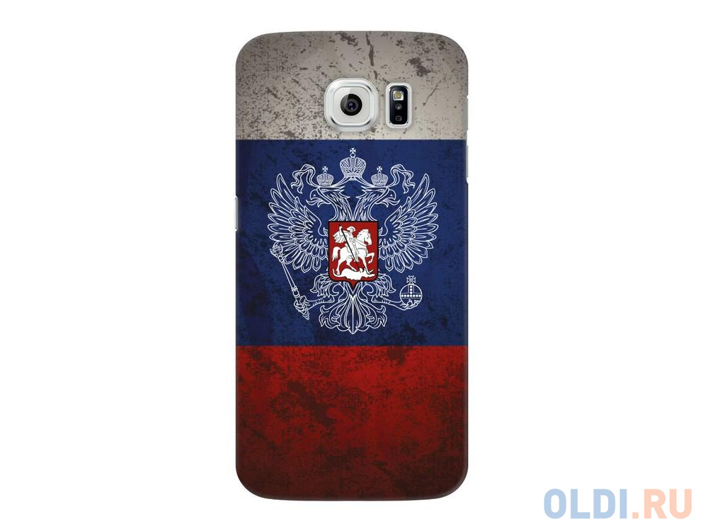 Чехол Deppa Art Case и защитная пленка для Samsung Galaxy S6, Патриот_Флаг,