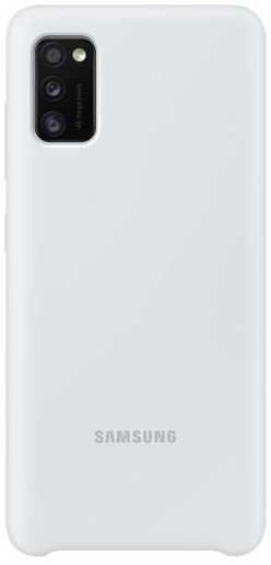 

Чехол (клип-кейс) Samsung для Samsung Galaxy A41 Silicone Cover белый (EF-PA415TWEGRU