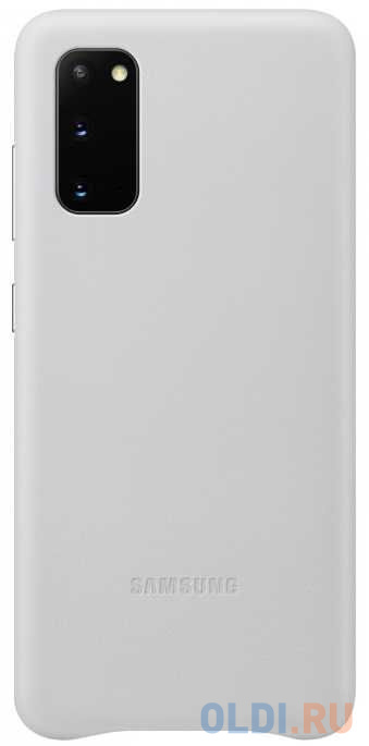 

Чехол (клип-кейс) Samsung для Samsung Galaxy S20 Leather Cover серебристый (EF-VG980LSEGRU