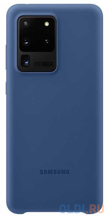 

Чехол (клип-кейс) Samsung для Samsung Galaxy S20 Ultra Silicone Cover темно-синий (EF-PG988TNEGRU
