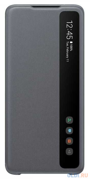

Чехол (флип-кейс) Samsung для Samsung Galaxy S20 Ultra Smart Clear View Cover серый (EF-ZG988CJEGRU