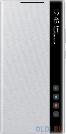 

Чехол (флип-кейс) Samsung для Samsung Galaxy Note 20 Ultra Smart Clear View Cover серебристый (EF-ZN985CSEGRU