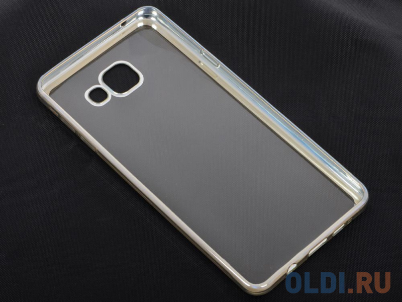 

Силиконовый чехол с рамкой для Samsung Galaxy A7 (2016) DF sCase-24 (silver)