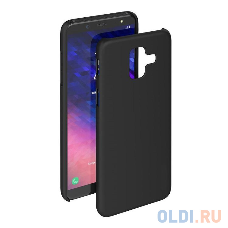 

Чехол защитный BoraSCO Mate для Samsung Galaxy J6, черный матовый