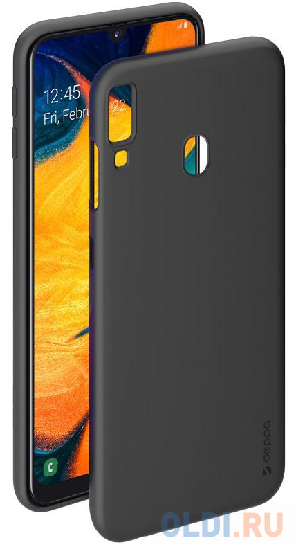 

Чехол Deppa Gel Color Case для Samsung Galaxy A30/A20 (2019), чёрный, Черный
