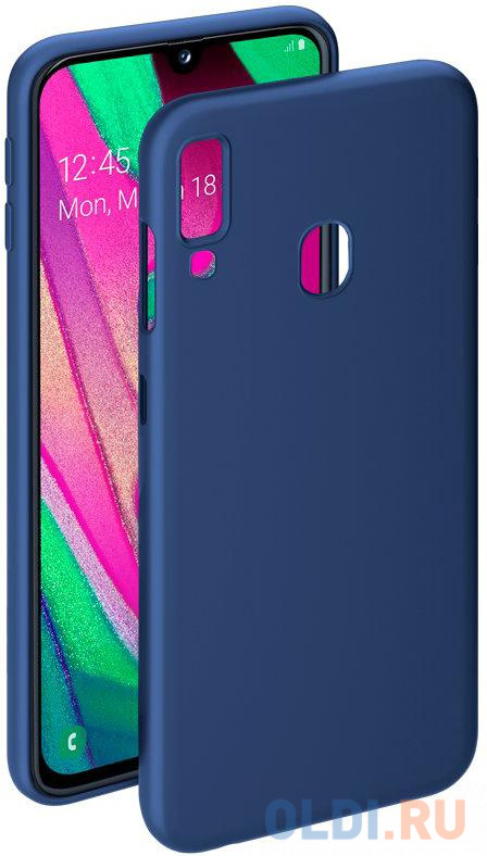 Чехол Deppa Gel Color Case для Samsung Galaxy A40 (2019), синий
