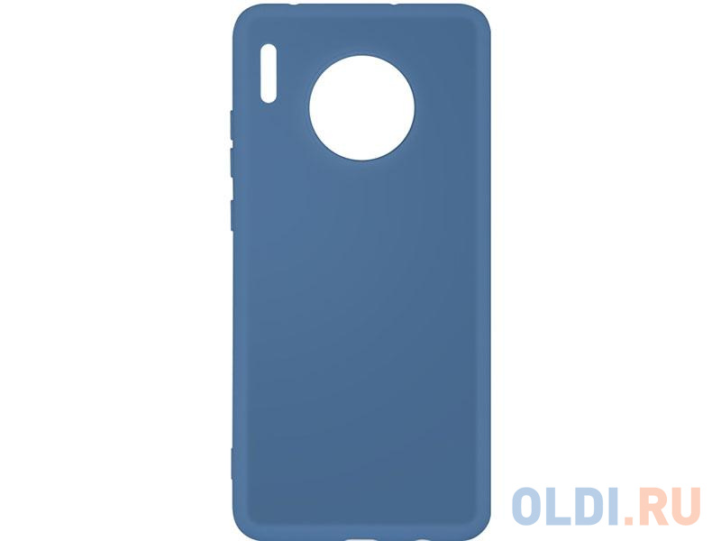 

Силиконовый чехол с микрофиброй для Huawei Mate 30 DF hwOriginal-05 (blue)