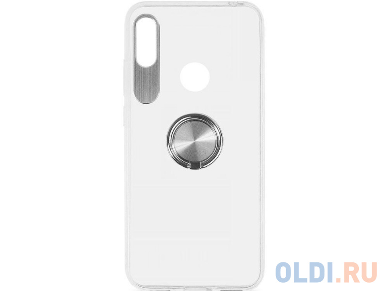 

Чехол с кольцом-держателем для Huawei Honor 8A/Y6 (2019) DF hwTRing-01 (silver)