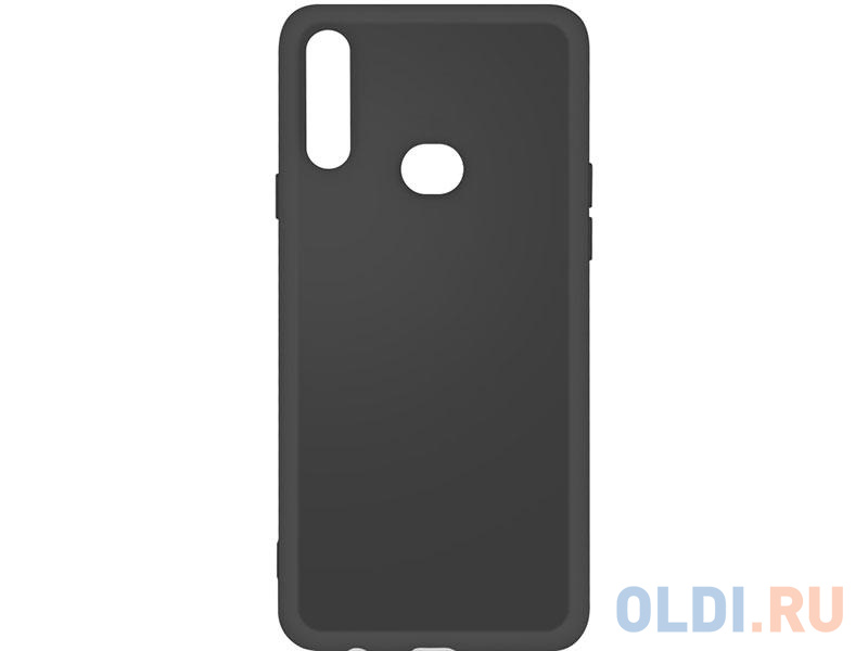 

Силиконовый чехол с микрофиброй для Samsung Galaxy A10s DF sOriginal-04 (black), Черный