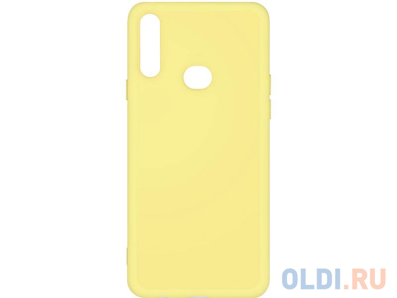 

Силиконовый чехол с микрофиброй для Samsung Galaxy A10s DF sOriginal-04 (yellow)