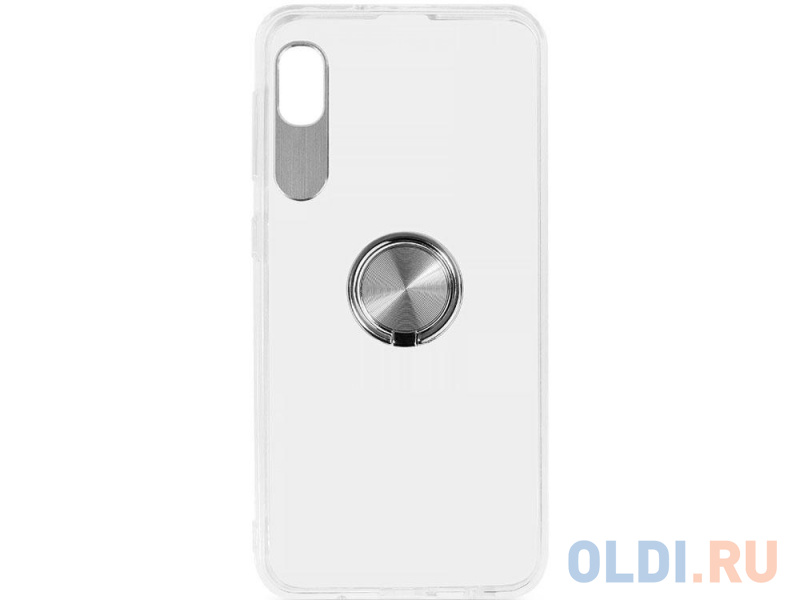 

Чехол с кольцом-держателем для Samsung Galaxy A10 DF sTRing-01 (silver)