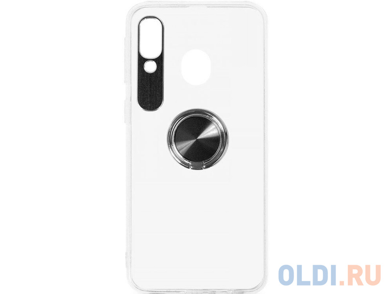 

Чехол с кольцом-держателем для Samsung Galaxy A40 DF sTRing-03 (black), Черный