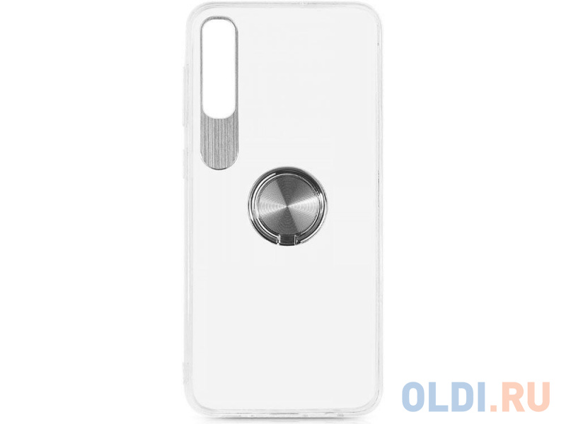 

Чехол с кольцом-держателем для Samsung Galaxy A50 DF sTRing-04 (silver)