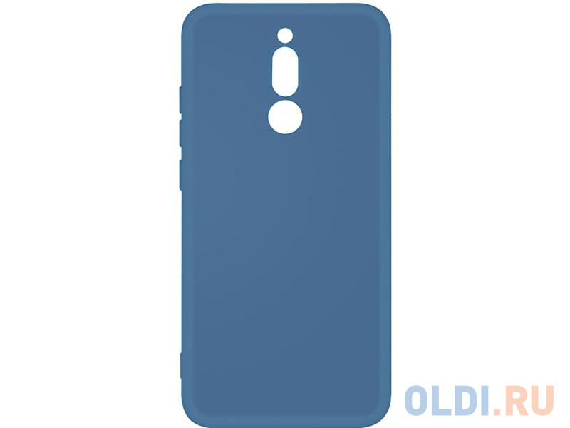 

Силиконовый чехол с микрофиброй для Xiaomi Redmi 8 DF xiOriginal-05 (blue)