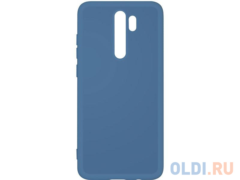 

Силиконовый чехол с микрофиброй для Xiaomi Redmi Note 8 Pro DF xiOriginal-03 (blue)