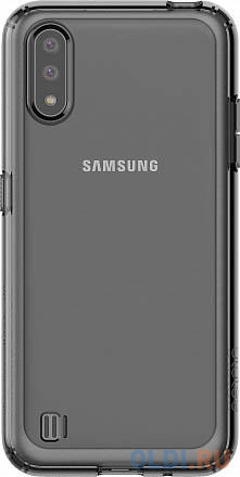 

Чехол (клип-кейс) Samsung для Samsung Galaxy M01 araree M cover черный (GP-FPM015KDABR