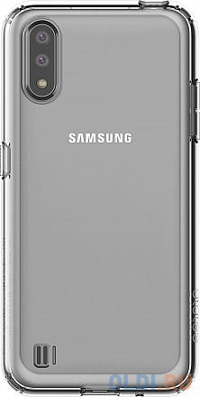 

Чехол (клип-кейс) Samsung для Samsung Galaxy M01 araree M cover прозрачный (GP-FPM015KDATR