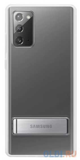 

Чехол (клип-кейс) Samsung для Samsung Galaxy Note 20 Clear Standing Cover прозрачный (EF-JN980CTEGRU