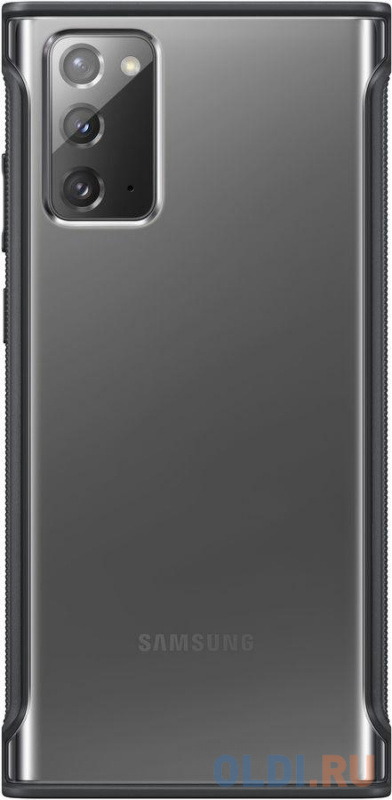 

Чехол (клип-кейс) Samsung для Samsung Galaxy Note 20 Clear Protective Cover черный (EF-GN980CBEGRU)