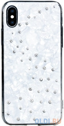 

Чехол Bling My Thing для iPhone XS Max, с кристаллами Swarovski. Материал пластик. Коллекция Milky Way. Дизайн Pure Brilliant. Цвет белый