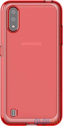 

Чехол (клип-кейс) Samsung для Samsung Galaxy M01 araree M cover красный (GP-FPM015KDARR