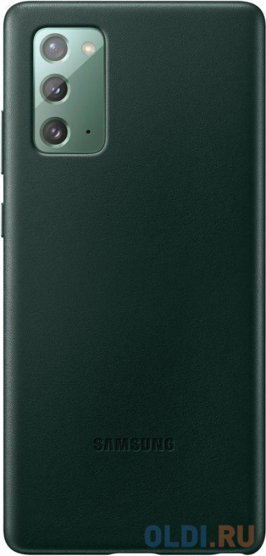 

Чехол (клип-кейс) Samsung для Samsung Galaxy Note 20 Leather Cover зеленый (EF-VN980LGEGRU