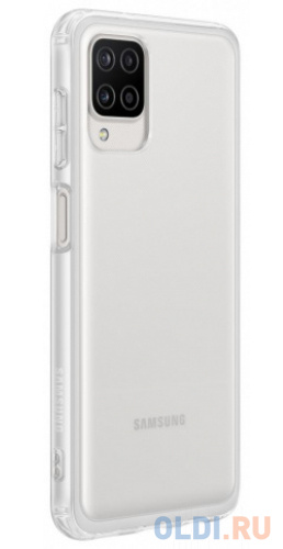 Чехол (клип-кейс) Samsung для Samsung Galaxy A12 Soft Clear Cover прозрачный (EF-QA125TTEGRU) клип кейс samsung для samsung galaxy s23 rugged gadget case титан ef rs916cbegru