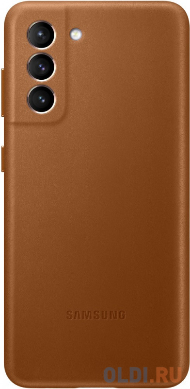 

Чехол (клип-кейс) Samsung для Samsung Galaxy S21 Leather Cover коричневый (EF-VG991LAEGRU